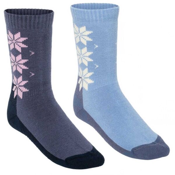 KARI TRAA WOOL SOCK 2PK Dámské merino ponožky