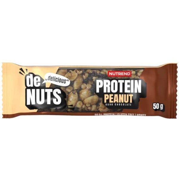 Nutrend DENUTS PROTEIN 50 G ARAŠÍDY Energetická tyčinka