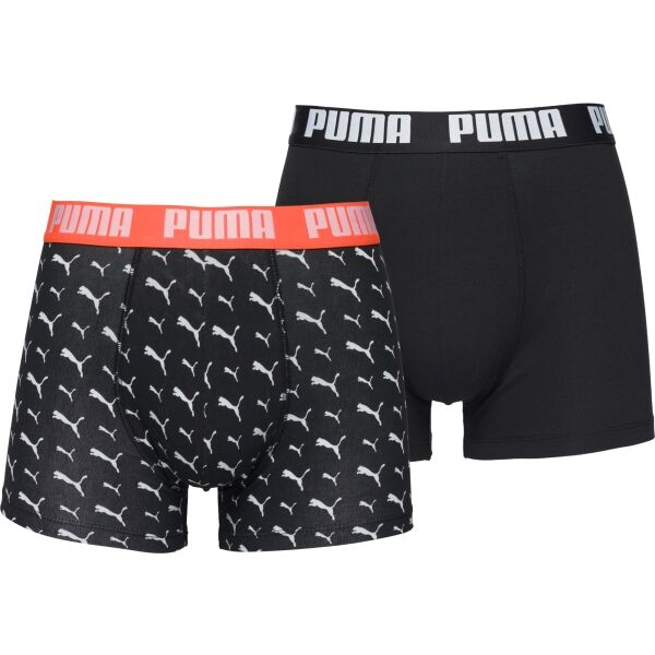 Puma MEN ELEMENTS CAT LOGO BOXER 2P Pánské boxerky