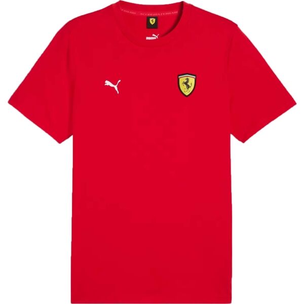 Puma FERRARI RACE COLORED SHIELD TEE Pánské triko