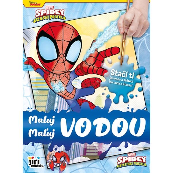 SPIDEY MALUJ VODOU SPIDEY Omalovánky