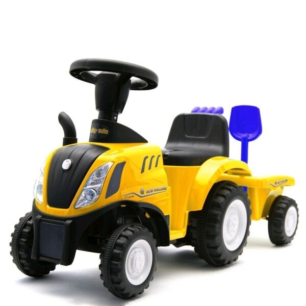 BABY MIX NEW HOLLAND Dětské odrážedlo traktor s vlečkou
