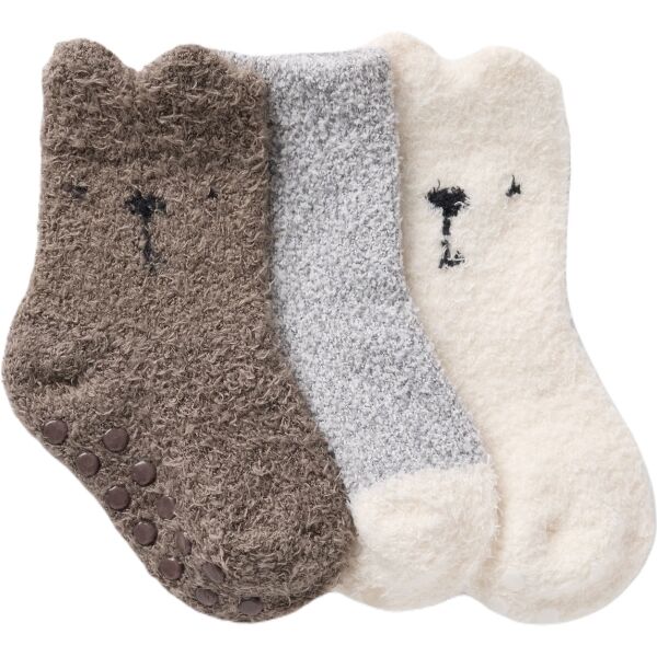 GAP COZY 3PK SOCKS Dětské ponožky