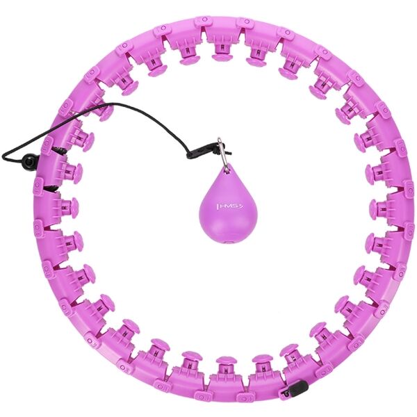HMS HHW12 PLUS SIZE Masážní hula hoop se závažím a počítadlem