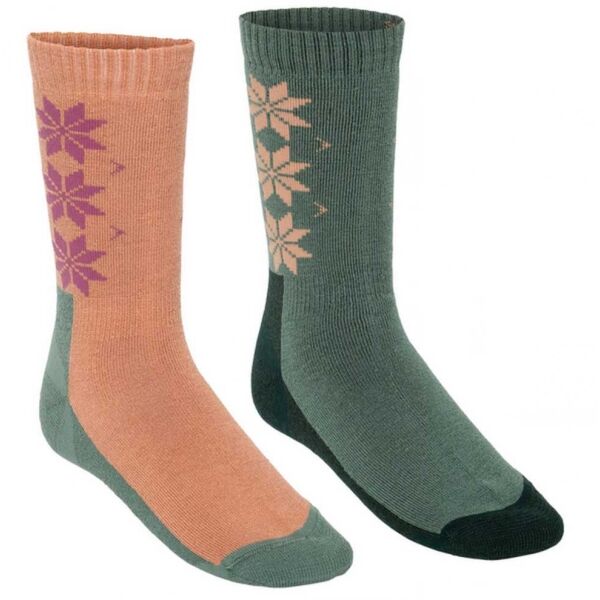KARI TRAA WOOL SOCK 2PK Dámské merino ponožky