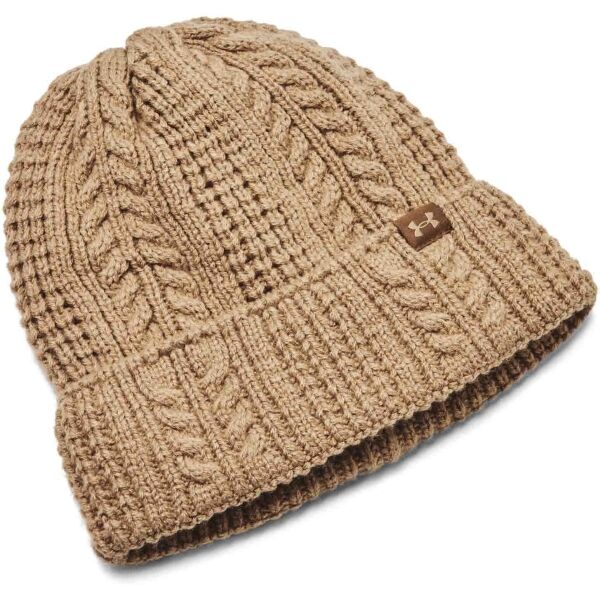 Under Armour HALFTIME CABLE KNIT BEANIE Dámská zimní čepice