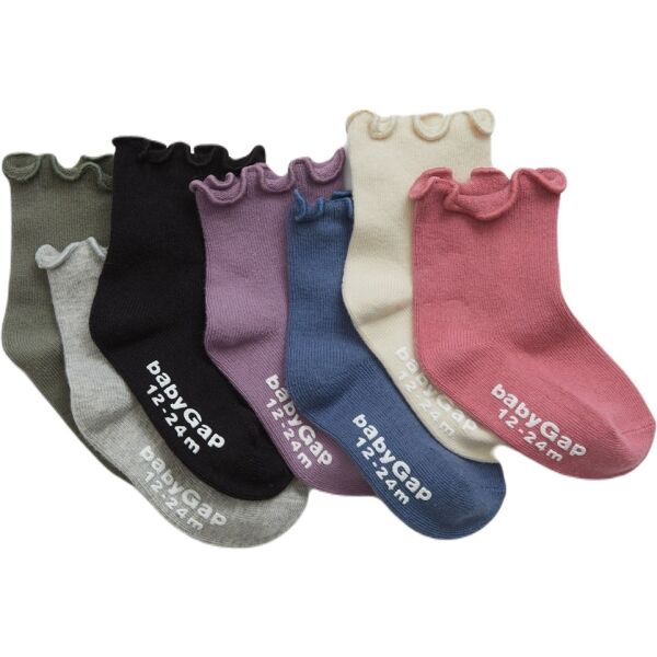 GAP BABY 7PK Dětské ponožky