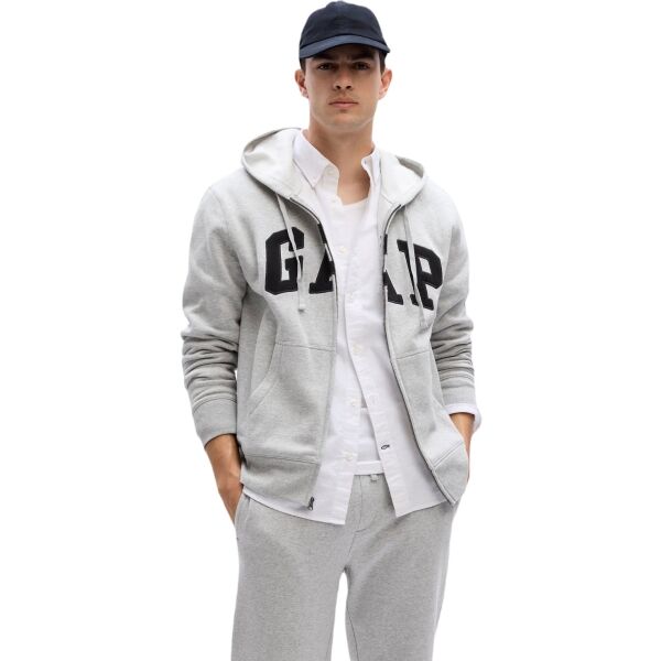 GAP LOGO FLEECE ZIP Pánská mikina
