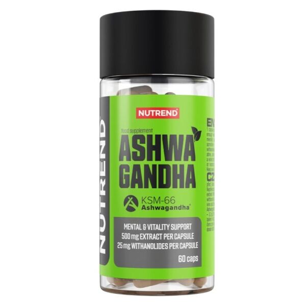Nutrend ASHWAGANDHA 60 KAPSLÍ Doplněk stravy