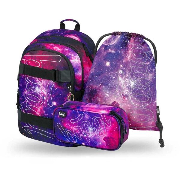 BAAGL 3 SET SKATE GALAXY Školní set