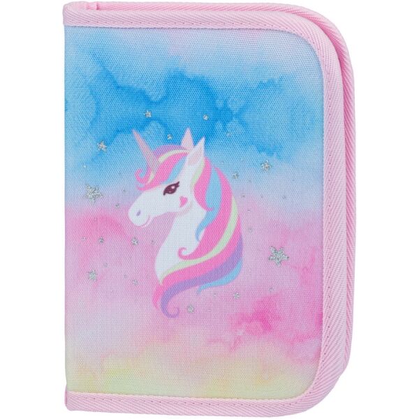 BAAGL CLASSIC CASE RAINBOW UNICORN Školní penál klasik