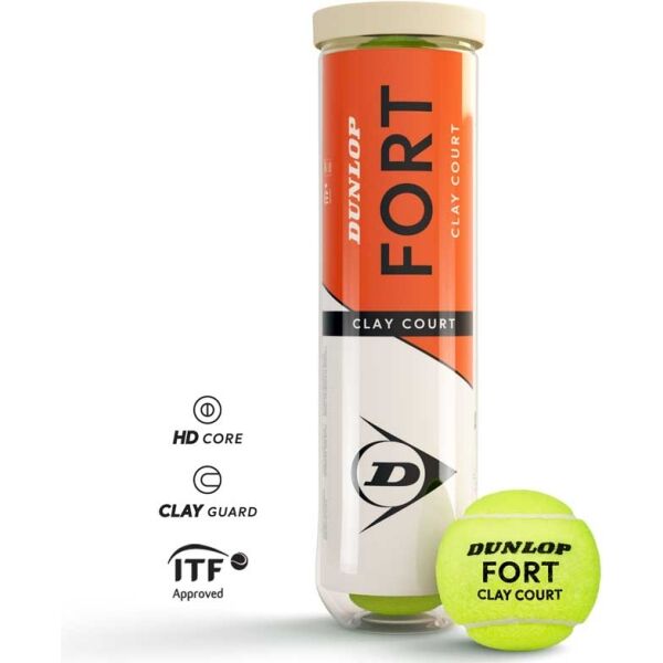 Dunlop FORT CLAY COURT Tenisové míče