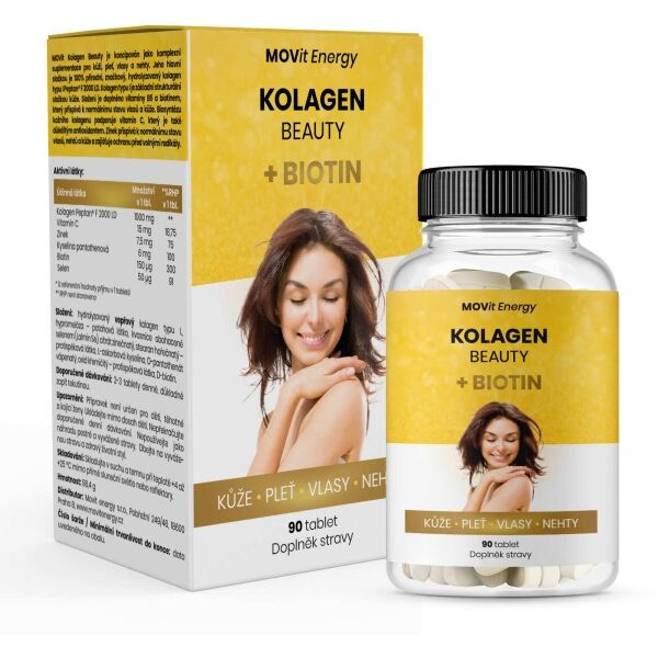 MOVIT ENERGY MOVIT KOLAGEN BEAUTY + BIOTIN 90 TABLET Doplněk stravy