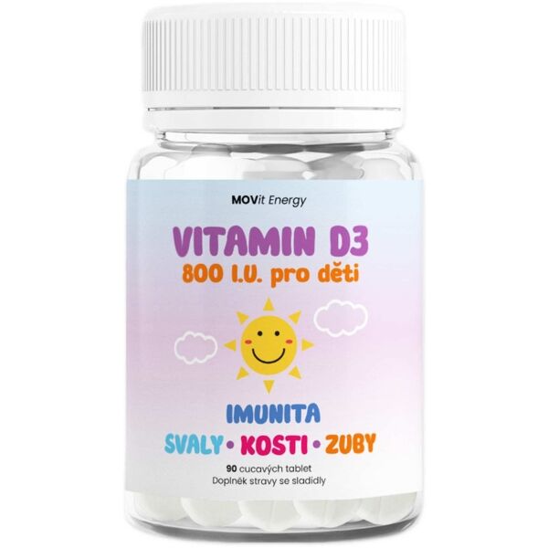 MOVIT ENERGY MOVIT VITAMIN D3 800 I.U. 90 TABLET Doplněk stravy pro děti
