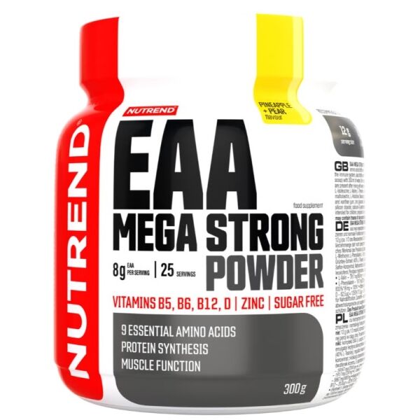 Nutrend EAA MEGA STRONG POWDER 300 G Aminokyseliny EAA