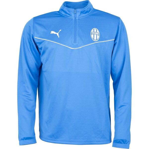 Puma TEAMRISE 1/4 ZIP TOP FK MLADÁ BOLESLAV Pánská mikina