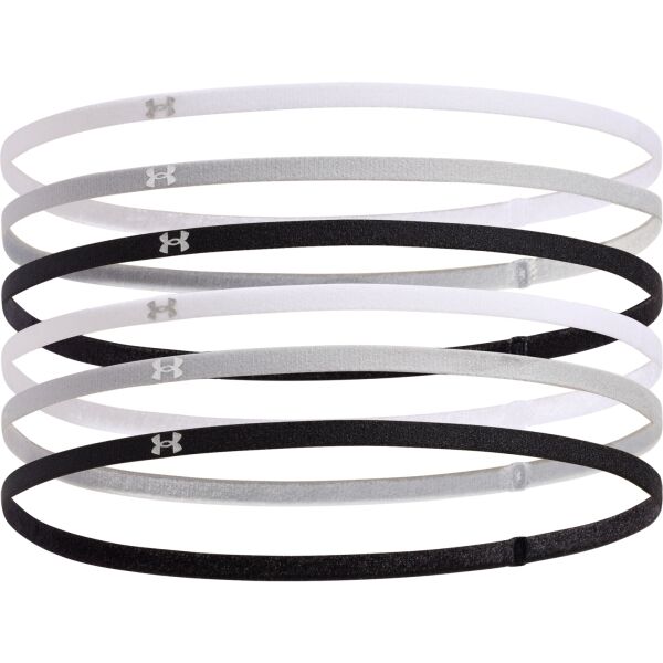 Under Armour MINI ELASTIC 6PK Dámské čelenky