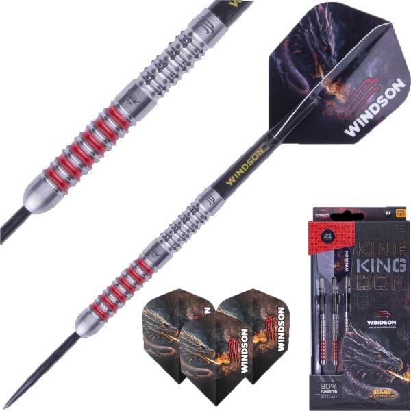 Windson KINGDOM 21 G Set šipek s kovovými hroty
