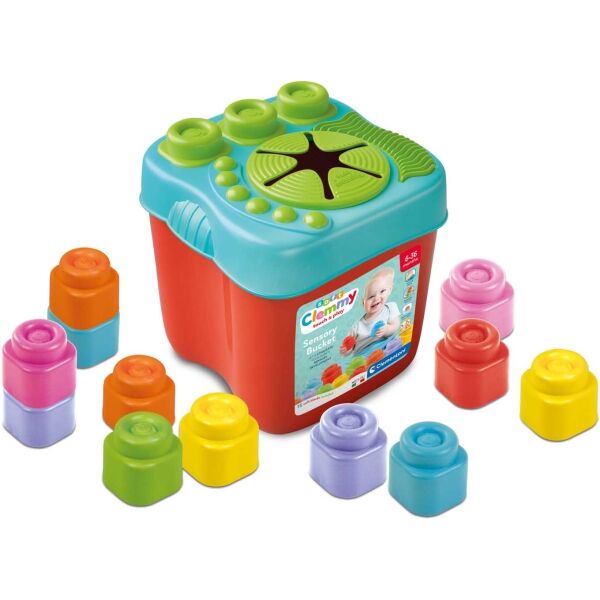 CLEMENTONI CLEMMY BABY - SENSORY BUCKET WITH CUBES Kreativní set