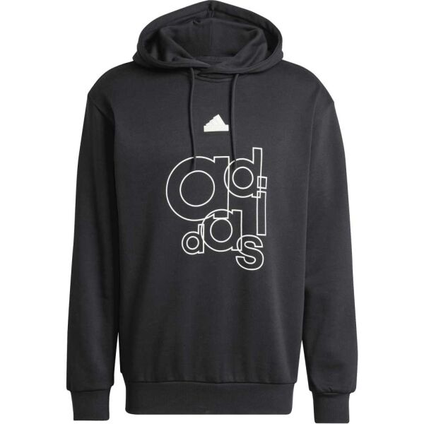 adidas GRAPHIC PRINT FLEECE HOODIE Pánská mikina