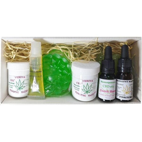 CBD konopí Meclov BOLEST Dárkové balení konopné kosmetiky