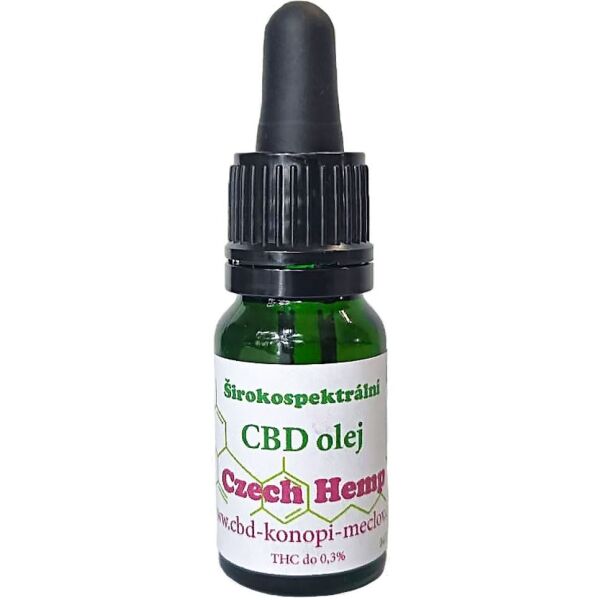 CBD konopí Meclov CBD KONOPNÝ OLEJ 10 ML Konopný olej