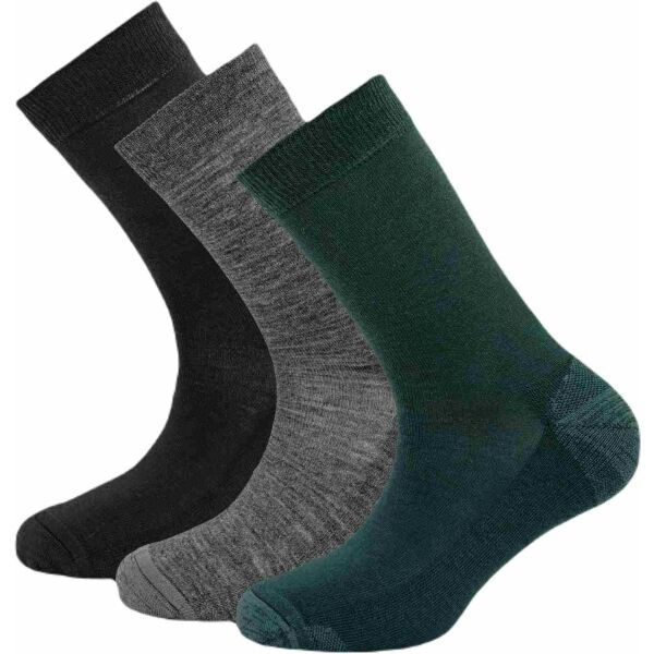Devold DAILY MERINO MEDIUM SOCK 3PK Pánské vlněné ponožky