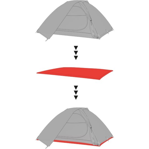 Hannah GROUNDSHEET 2 Samostatná podlážka pod stan