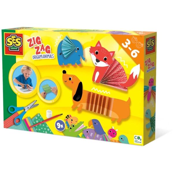 SES ORIGAMI ANIMALS ZIG-ZAG Origami zvířátka