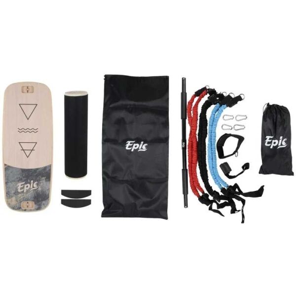 EPICSTAR WOOD MARBLE Multifunkční balanční deska